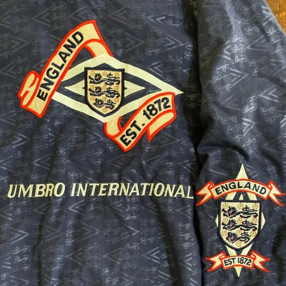 VTG UMBRO Men’s Size XL England 🏴󠁧󠁢󠁥󠁮󠁧󠁿 National Soccer Team 2pc Set